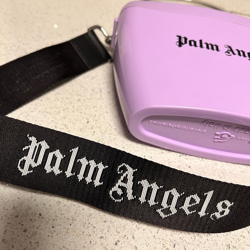 PALM ANGELS PADLOCK SHOULDER BAG